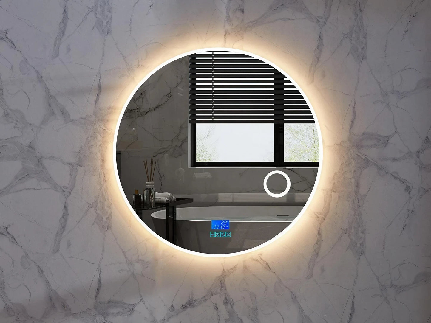 LED Badkamerspiegel - Bluetooth - Marbella 80x80cm