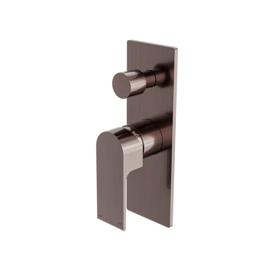 Inbouw mengkraan met diverter – Portofino – Brushed bronze