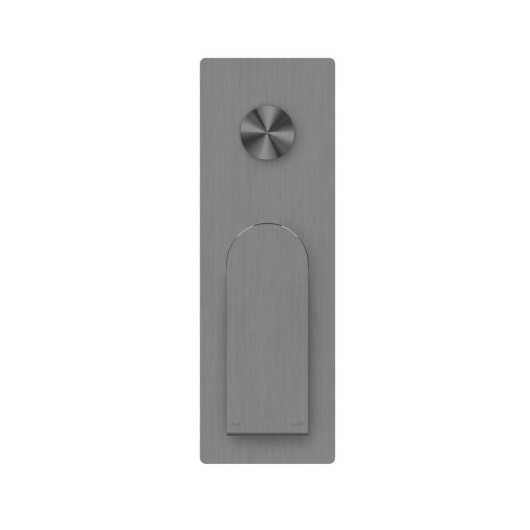 Inbouw mengkraan met diverter – Portofino – Gun metal grey