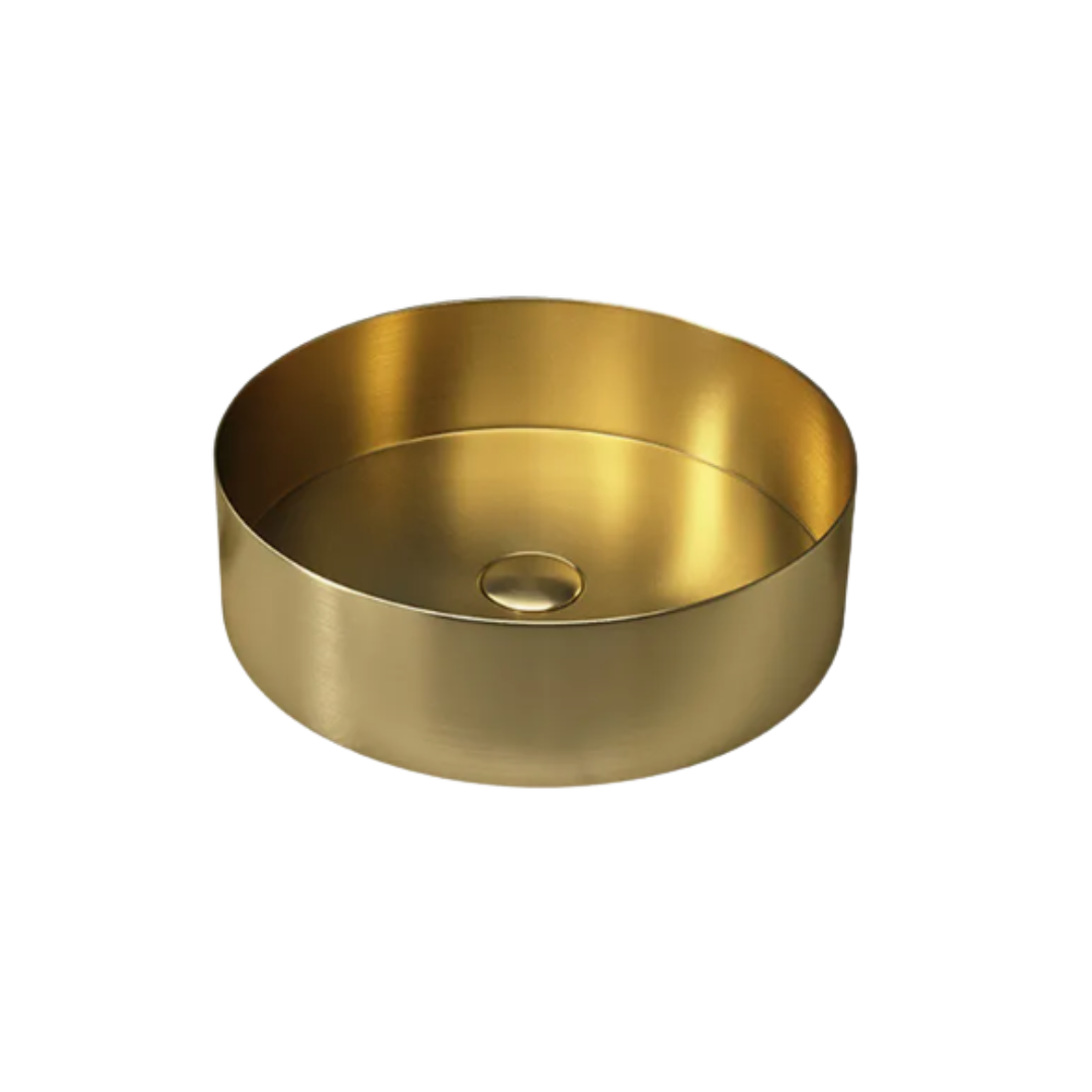 Opzet Waskom - Dante - Goud - RVS - 380x380x120mm
