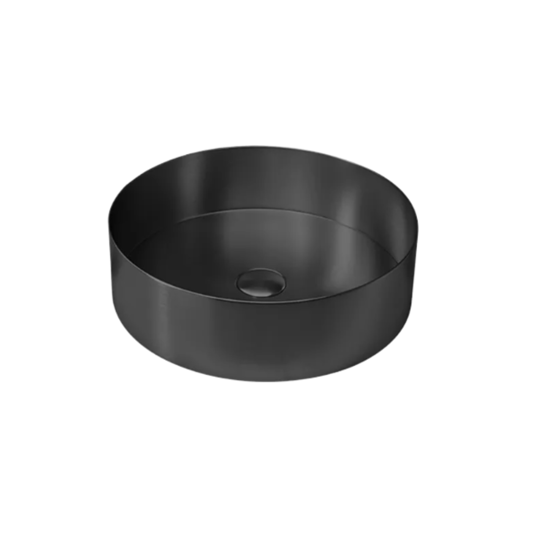 Opzet Waskom - Dante - Mat Zwart - RVS - 380x380x120mm
