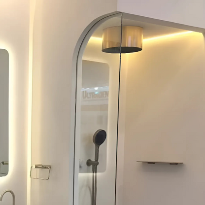 Regendouchekop Sorrento – Met plafondbevestiging - Gun metal grey - 295mm