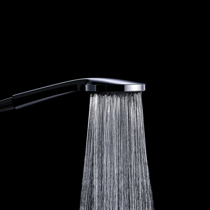 Regendoucheset Valencia – Graphite - Air shower - Met inbouwmengkraan