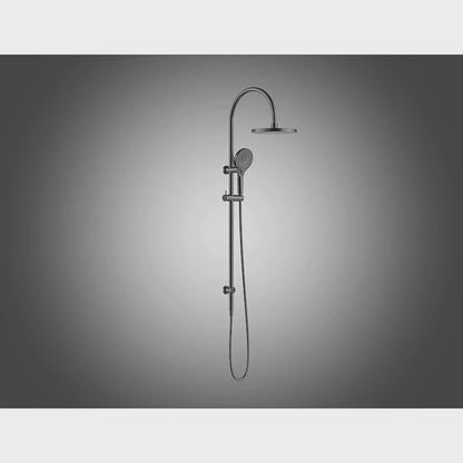 Regendoucheset Valencia – Brushed Nickel - Air shower - Met inbouwmengkraan